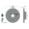 Image de Disque de frein TEXTAR 92155305 avant, ventilé, à haute teneur en carbone, 1 pièce