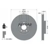 Image de Disque de frein TEXTAR 92162305 avant, ventilé, à haute teneur en carbone, 1 pièce