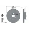 Image de Disque de frein TEXTAR 92163505 avant, ventilé, à haute teneur en carbone, 1 pièce