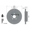 Image de Disque de frein TEXTAR 92273403 arrière, ventilé, 1 pièce