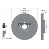 Image de Disque de frein TEXTAR 92254405 avant, ventilé, perforé, à haute teneur en carbone, 1 pièce