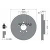 Image de Disque de frein TEXTAR 92205605 avant, ventilé, à haute teneur en carbone, 1 pièce