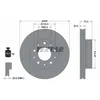 Image de Disque de frein TEXTAR 92157303 avant, ventilé, 1 pièce
