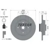 Image de Disque de frein TEXTAR 92168703 arrière, plein, 1 pièce