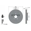 Image de Disque de frein TEXTAR 92187005 avant, ventilé, à haute teneur en carbone, 1 pièce