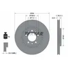 Image de Disque de frein TEXTAR 92287103 arrière, ventilé, 1 pièce
