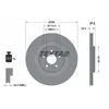 Image de Disque de frein TEXTAR 92241803 arrière, ventilé, 1 pièce