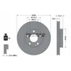 Image de Disque de frein TEXTAR 92257005 avant, ventilé, à haute teneur en carbone, 1 pièce