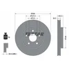 Image de Disque de frein TEXTAR 92184505 avant, ventilé, à haute teneur en carbone, 1 pièce