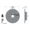 Image de Disque de frein TEXTAR 92292503 arrière, plein, 1 pièce