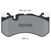 Image de Jeu de plaquettes de frein TEXTAR 2468101, avant