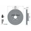 Image de Disque de frein TEXTAR 92306703 avant, ventilé, 1 pièce