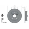 Image de Disque de frein TEXTAR 92301403 arrière, plein, 1 pièce