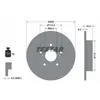 Image de Disque de frein TEXTAR 92308303 arrière, plein, 1 pièce