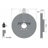 Image de Disque de frein TEXTAR 92230305 avant, ventilé, à haute teneur en carbone, 1 pièce
