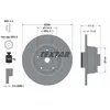 Image de Disque de frein TEXTAR 92309003 arrière, plein, 1 pièce