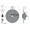 Image de Disque de frein TEXTAR 92317603 arrière, plein, 1 pièce