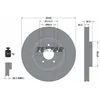 Image de Disque de frein TEXTAR 92342803 avant, ventilé, 1 pièce