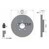 Image de Disque de frein TEXTAR 92232205 avant, ventilé, à haute teneur en carbone, 1 pièce