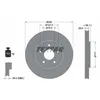 Image de Disque de frein TEXTAR 92278905 avant, ventilé, à haute teneur en carbone, 1 pièce