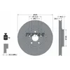Image de Disque de frein TEXTAR 92259405 avant, ventilé, à haute teneur en carbone, 1 pièce