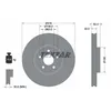 Image de Disque de frein TEXTAR 92293605 avant, ventilé, à haute teneur en carbone, 1 pièce