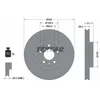 Image de Disque de frein TEXTAR 92268605 avant, ventilé, à haute teneur en carbone, 1 pièce