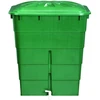 Image de Cuve à eau rectangulaire 300L verte - couvercle et robinet PE inclus