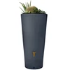 Image de Réservoir Vaso 2en1 220L Graphite avec robinet PE imitation laiton et Collecteur Filtrant Eco Gris.