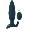 Image de Plug vibrant à poussée BUTT THRUST 14.5 x 4cm Bleu
