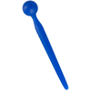 Image de Plug Penis en silicone STOP SPERM 8cm - Diamètre 4-8mm Bleu