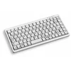 Image de Cherry g84-4100 compact keyboard clavier filaire miniature, usb/ps2, gris clair, azerty - fr