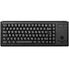 Image de Cherry g84-4400 trackball keyboard clavier filaire miniature, trackball, usb, noir, azerty - fr