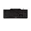 Image de Cherry kc 1000 sc clavier universel usb azerty belge noir