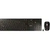 Image de Cherry dw 9100 slim clavier souris incluse universel rf sans fil + bluetooth azerty français noir