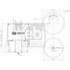 Image de Soufflet à air, suspension pneumatique FEBI BILSTEIN 35674
