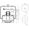 Image de Soufflet à air, suspension pneumatique FEBI BILSTEIN 39988