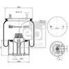 Image de Soufflet à air, suspension pneumatique FEBI BILSTEIN 39995