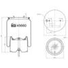 Image de Soufflet à air, suspension pneumatique FEBI BILSTEIN 45660