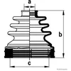 Image de Jeu de soufflets, arbre de transmission HERTH+BUSS JAKOPARTS J2881031