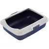 Image de Bac à litière pour chat Nobby Pet Bleu 50x40x16 cm 76291-05