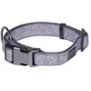 Image de Collier pour chien Nobby Pet Linen Deluxe Gris M/L 88742-42