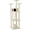 Image de Arbre à chat classique Nobby Pet Sultan Beige 60x60x197 cm 63777-92