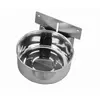Image de Mangeoire pour oiseaux en inox avec plaque de fixation Nobby Pet Argenté 0,9 L 38038