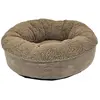 Image de Lit pour chien Nobby Pet Komfortbett Rund Classic Teddy Marron 60x22 cm 51705