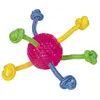 Image de Balle pour chien TPR avec corde Nobby Pet Rose 8 cm 60031