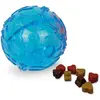 Image de Balle à friandises en TPR pour chien Nobby Pet Bleu 8 cm 60050