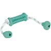 Image de Jouet pour chien bâton avec corde en caoutchouc Nobby Pet Dental Line Turquoise 37x9 cm 60472