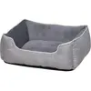 Image de Lit confort carré classic pour chien Nobby Pet Purna Gris 50x40x17 cm 61663