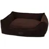 Image de Lit confort carré pour chien Nobby Pet Kamba Marron 100x80x25 cm 61751